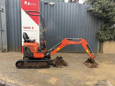 KUBOTA U10-3 year 2018 1446 hours Micro Excavator / Digger +3 Buckets £7900+VAT