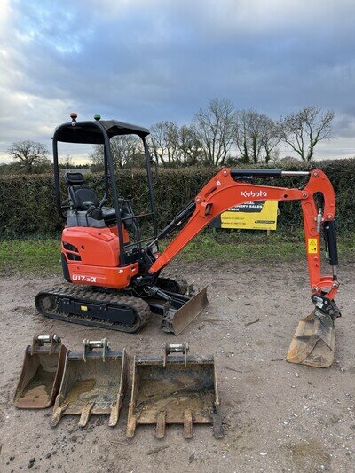 2023 Kubota U7-3a Mini Digger Excavator, 749 HOURS! Warranty, JCB, Takeuchi,