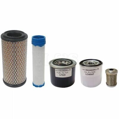 Filter Service Kit for Kubota KX018-4 KX019-4 Mini Digger/Excavator (Kubota D902