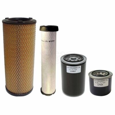 Filter Service Kit for Kubota KX121-3 Alpha, KX161-3 Alpha Mini Diggers/Excavato