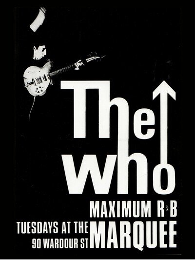 The Who Marquee 16" x 12" Photo Repro Concert Poster