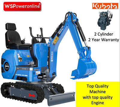 Mini Excavator Rippa R06 Swing Boom Kubota 2 Cyl Engine