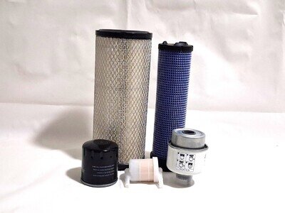Filter Service Kit Fits JCB 8050RTS w/Perkins 404D Eng. Yr. 2014 Mini Excavator