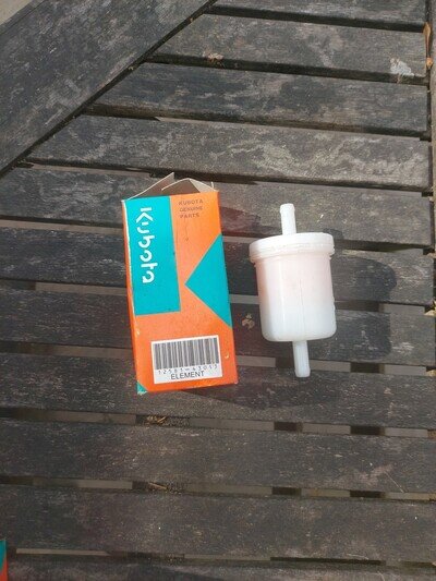 Kubota Kx008 In-line Diesel Filter Genuine Part New In Box Part No 12581 43013
