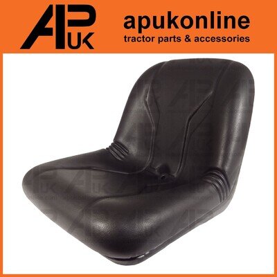 Black Seat Cushion Pan for Compact Tractor Mini Digger Boat Go-Kart ATV UTV Quad