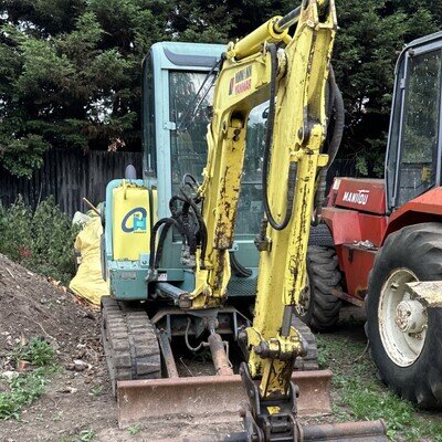 Yanmar B25V 2007 Mini Digger Excavator. Yanmar Engine, Q/H and 4 Buckets Inc