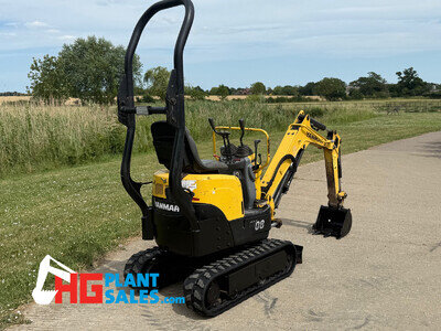 Yanmar SV08 1 ton Micro Digger expanding tracks JCB Bobcat