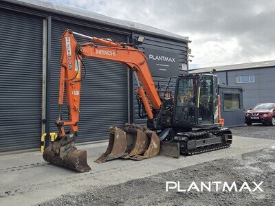 Hitachi ZX85USB-5A Midi Digger 8.6 ton, 2019, *NO VAT* 6 8 9 ton - SKU 2588