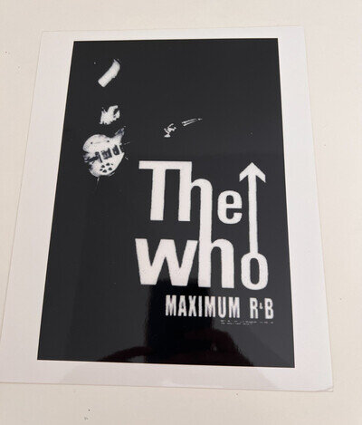 The Who Maximum R&B 1964 Poster Photo Print 10x8 Marquee Club London Mod