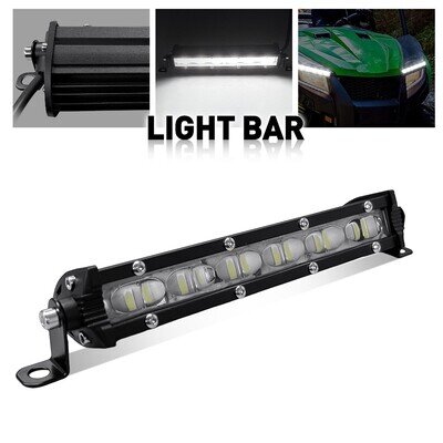 Ultra Bright 7Inch LED Driving Light Bar 12V 24V For Quad ATV Forklift Excavator