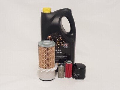 Filter/Oil Service Kit Suits Neuson 2202RD Mini Digger w/Yanmar 3TNA74 Eng.