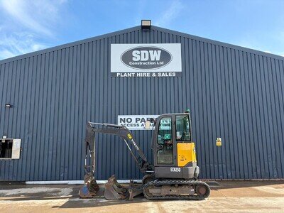 2.5 / 3 ton mini digger excavator, Volvo ECR25, 2017!, *3386hrs*
