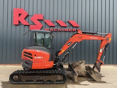 Kubota U48-4 year 2020 2655 hours 5t Mini Excavator / Digger +Q/H £26500+VAT