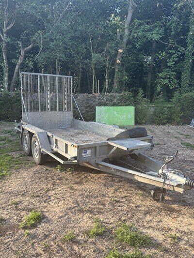 IFor Williams Gp126g 3500 Kg Mini Digger Plant Trailer No VAT 12x6 Bedsize 2019