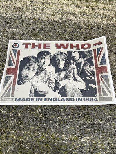 Rare The Who Limited Edition Tour Poster