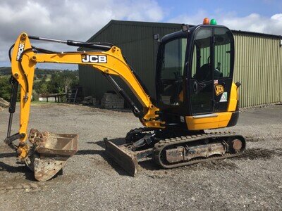 jcb 8026zts mini digger excavator yr2021 not kubota cat volvo low hours 1600