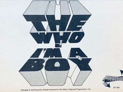 THE WHO 1966 original PRINT ADVERT I'M A BOY Pete Townshend Roger Daltrey