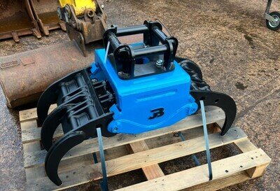 NEW LOG / FORESTRY / TIMBER GRAB FOR YANMAR SV26 MINI DIGGER 2.6 TONNE EXCAVATOR