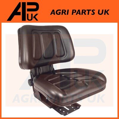 Mini Digger Excavator Roller Black Suspension Seat & height & weight adjustment