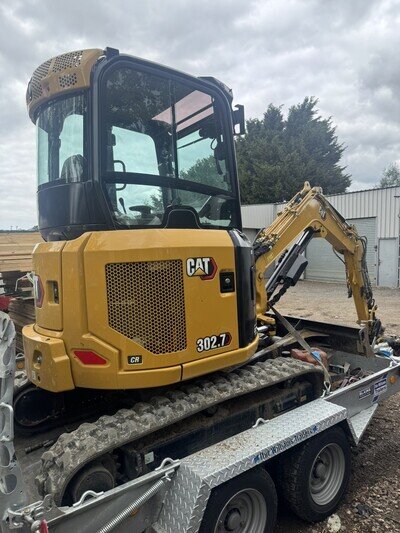 CAT 302.7 CR Mini Excavator - 2026 *100 Hours Only* Air conditioning