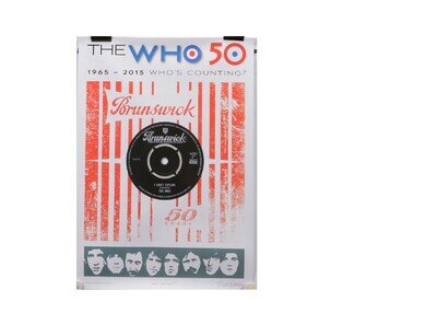 The WHO "Who's Counting" 50 Years Brunswick I Can't Explain Fan Club Poster Lith