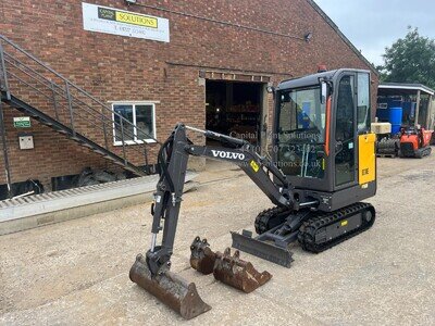 Volvo EC18E, 1810kgs, Mini Digger Excavator, 2025, Ex Demonstrator, 17 Hours