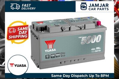 YUASA Car Battery YBX5019 12V 100Ah 900A B3 5 Years Warranty T1 Starter SMF