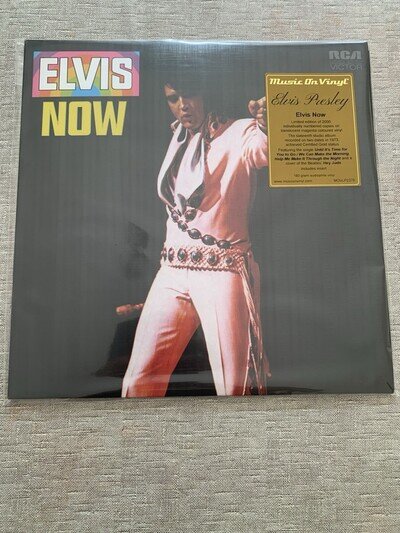 ELVIS PRESLEY ELVIS NOW LTD NUMBERED COL VINYL LP NEW SEALED