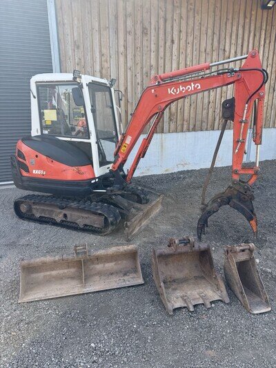 Kubota KX61-3 Mini Digger Excavator 2.7 Ton Takeuchi JCB Bobcat SERVICED!