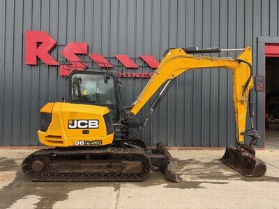 JCB 86C-1 year 2019 4502 hours 9t Mini Midi Excavator / Digger £24900+VAT